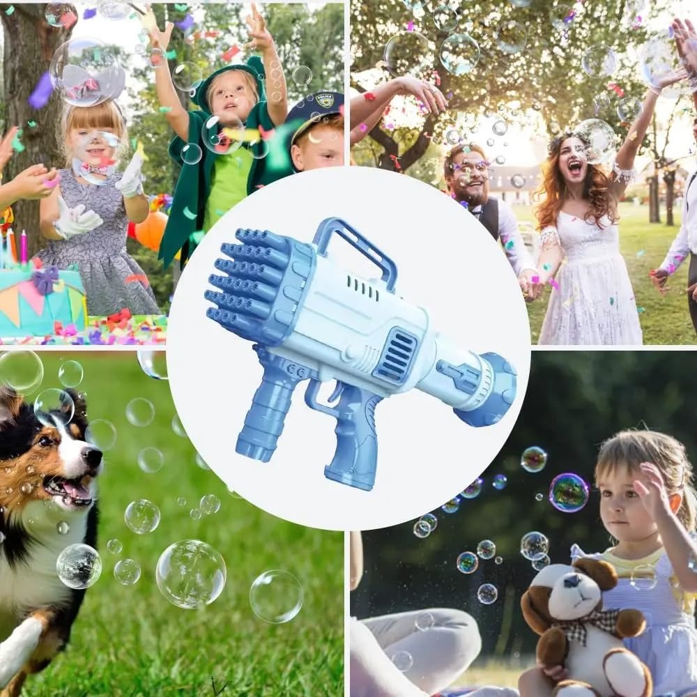 Ultimate Bubble Blast 32 Hole Bubble Gun Kit